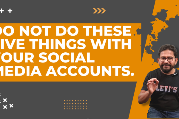 Do not do these five things with your social media accounts