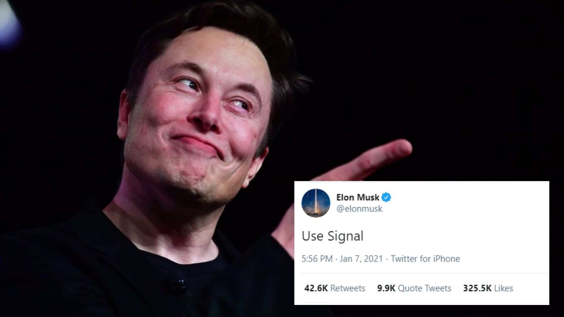 Elon Musk Use Signal