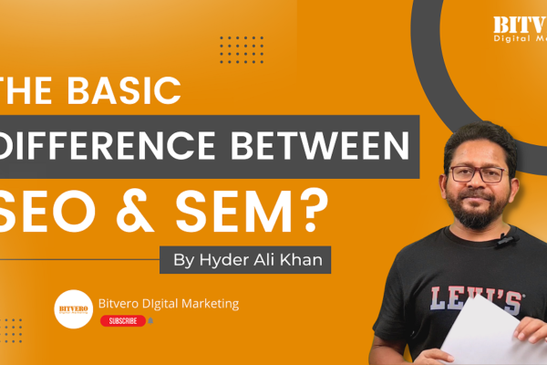 basic difference between SEO & SEM