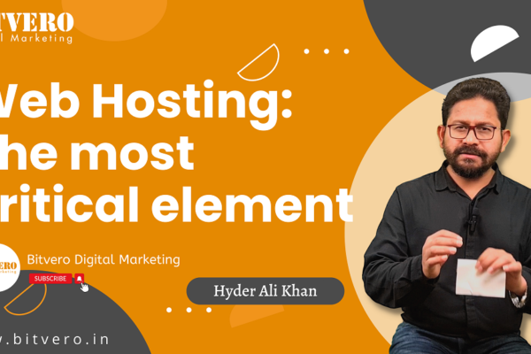 Web Hosting - The most critical element