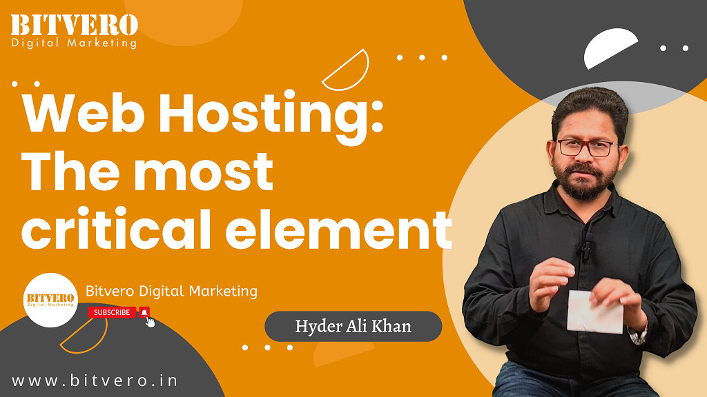 Web Hosting - The most critical element
