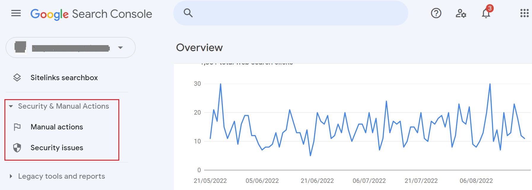 Google penalty manual action