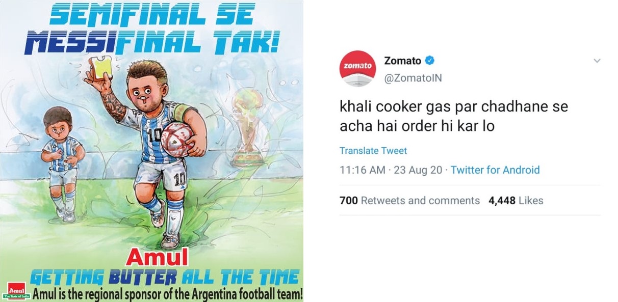 Amul & Zomato