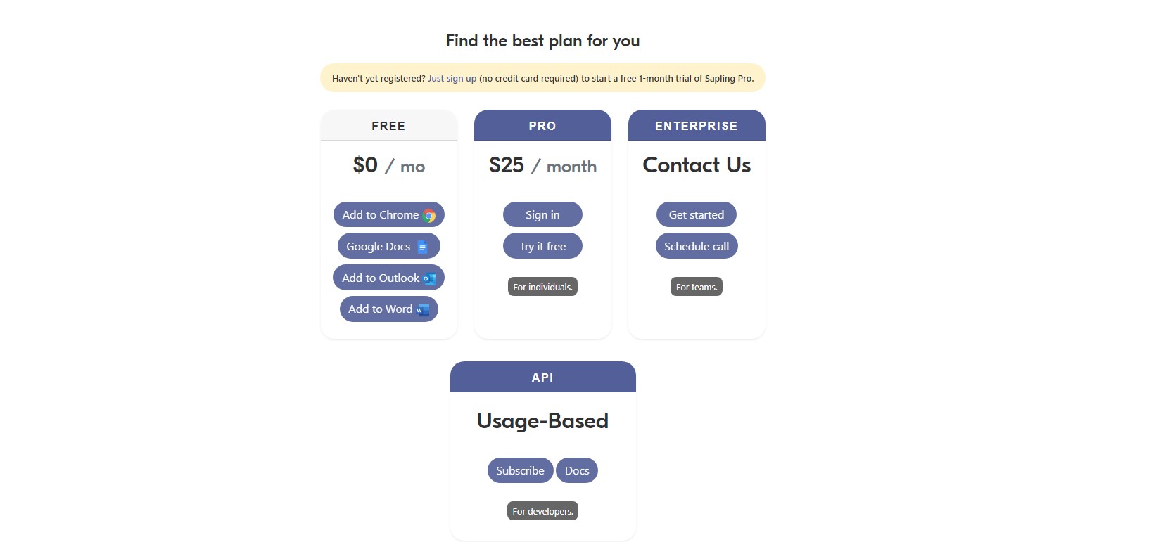 Sapling ai Pricing